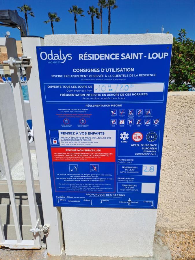 Studio Climatise Box 5 G Residence Odalys Saint Loup, Piscine ,Parking Prive Et Superette 25 Агде Екстериор снимка